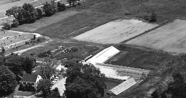 Vintage Aerial photo from 1966 in Cumberland County, ME