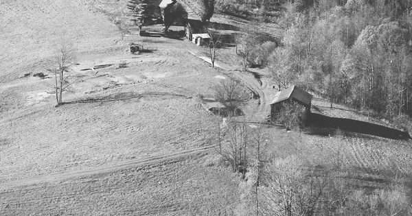 Vintage Aerial photo from 1985 in Ritchie County, WV