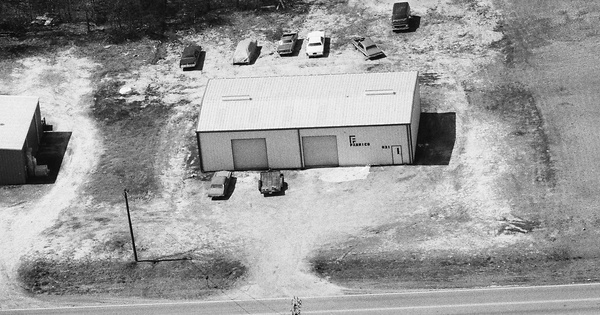 Vintage Aerial photo from 1989 in Houston County, GA