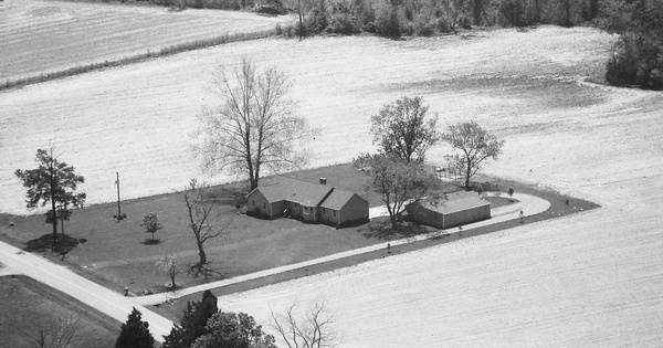 Vintage Aerial photo from 2000 in Isle of Wight County, VA