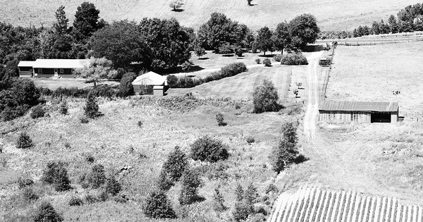 Vintage Aerial photo from 1974 in Cass County, IN