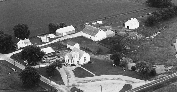 Vintage Aerial photo from 1966 in De Witt County, IL