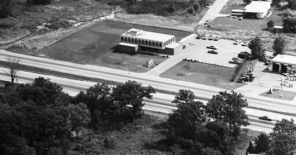 Vintage Aerial photo from 1973 in Lake County, IL