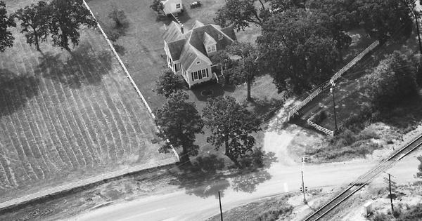 Vintage Aerial photo from 1986 in Austin County, TX