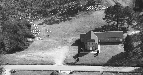Vintage Aerial photo from 1993 in Brunswick County, VA