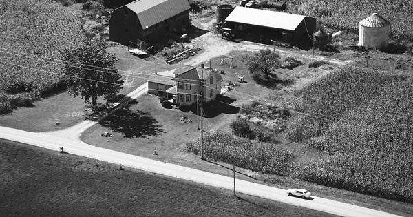 Vintage Aerial photo from 1996 in Lorain County, OH