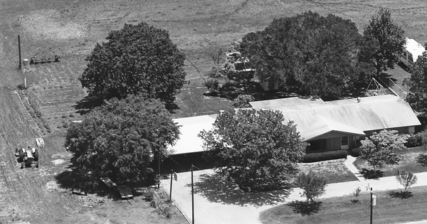 Vintage Aerial photo from 1983 in Guadalupe County, TX