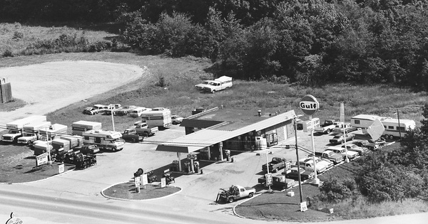 Vintage Aerial photo from 1985 in Dickson County, TN