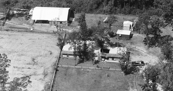 Vintage Aerial photo from 1984 in Montgomery County, TX