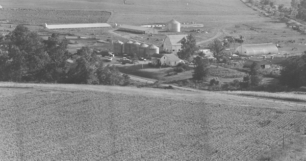 Vintage Aerial photo from 1980 in Nodaway County, MO