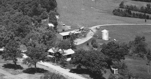 Vintage Aerial photo from 1994 in Osage County, MO