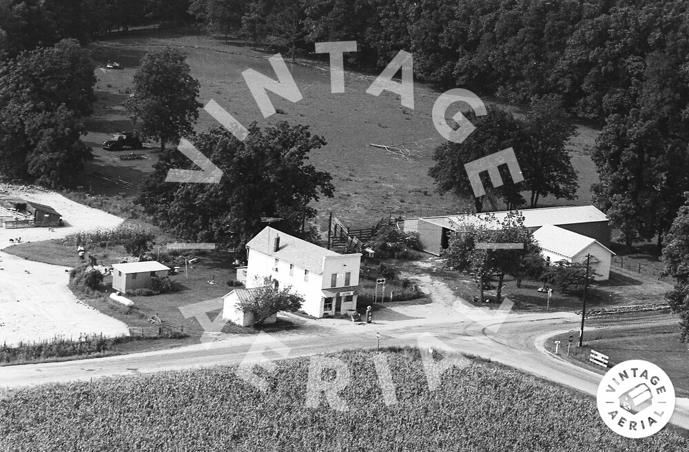 Vintage Aerial Illinois Jasper County 1975 16DJA4