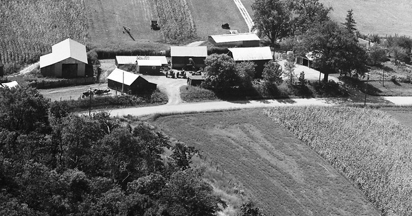 Vintage Aerial photo from 1973 in Jo Daviess County, IL
