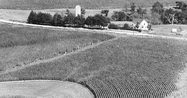 Vintage Aerial photo from 1973 in Jo Daviess County, IL