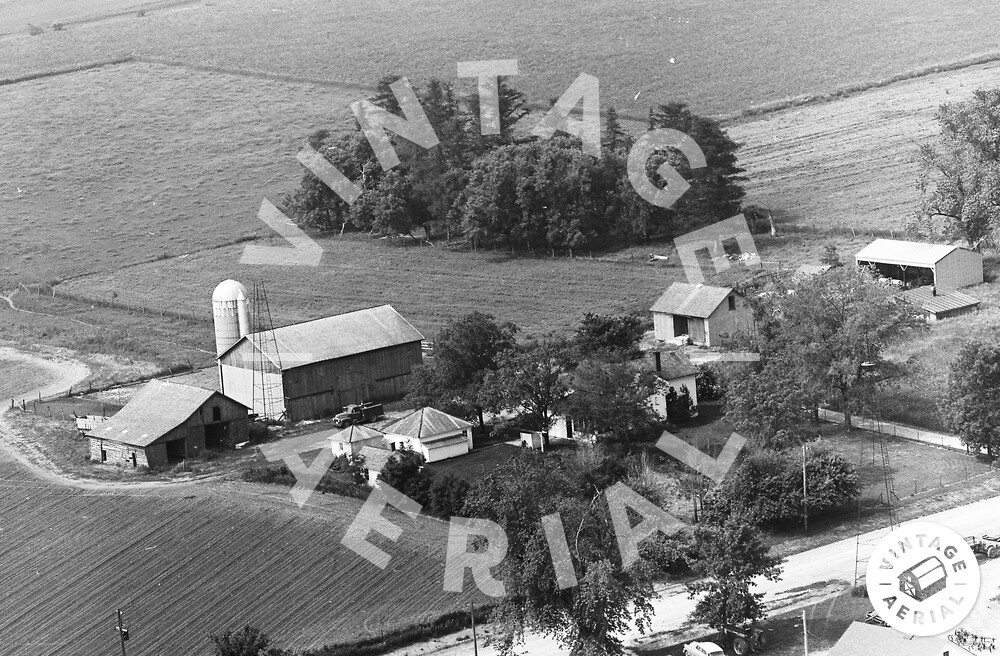 Vintage Aerial Illinois Stephenson County 1968 8IST26