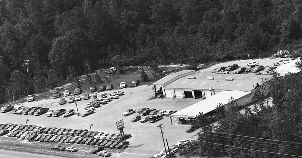 Vintage Aerial photo from 1986 in Jeff Davis County, GA