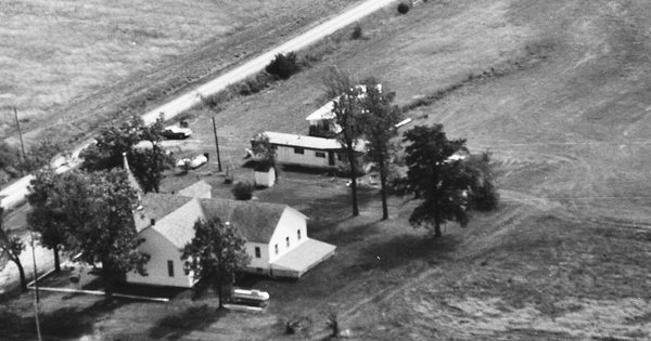 Vintage Aerial photo from 1991 in Clark County, MO
