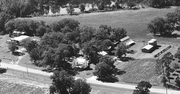 Vintage Aerial photo from 1999 in Bulloch County, GA