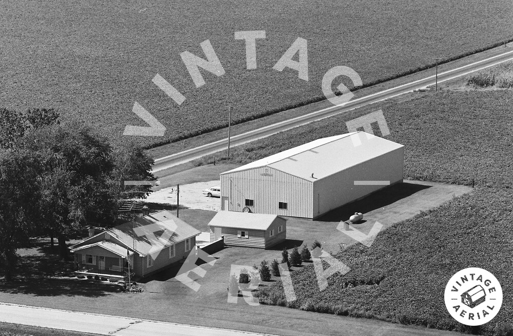 Vintage Aerial Illinois Vermilion County 1981 85NVE5