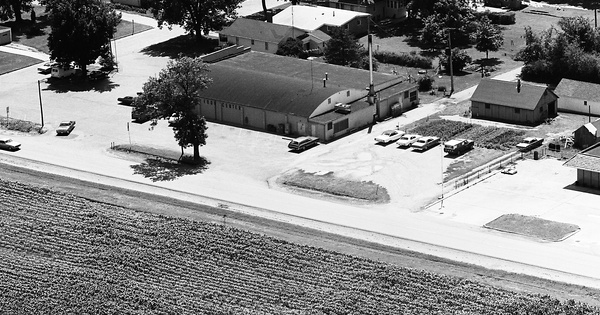 Vintage Aerial photo from 1973 in Ford County, IL