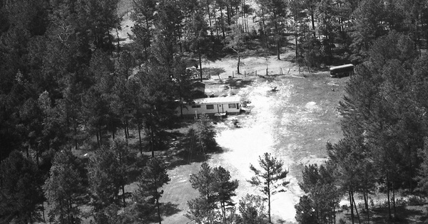 Vintage Aerial photo from 1990 in Crawford County, GA