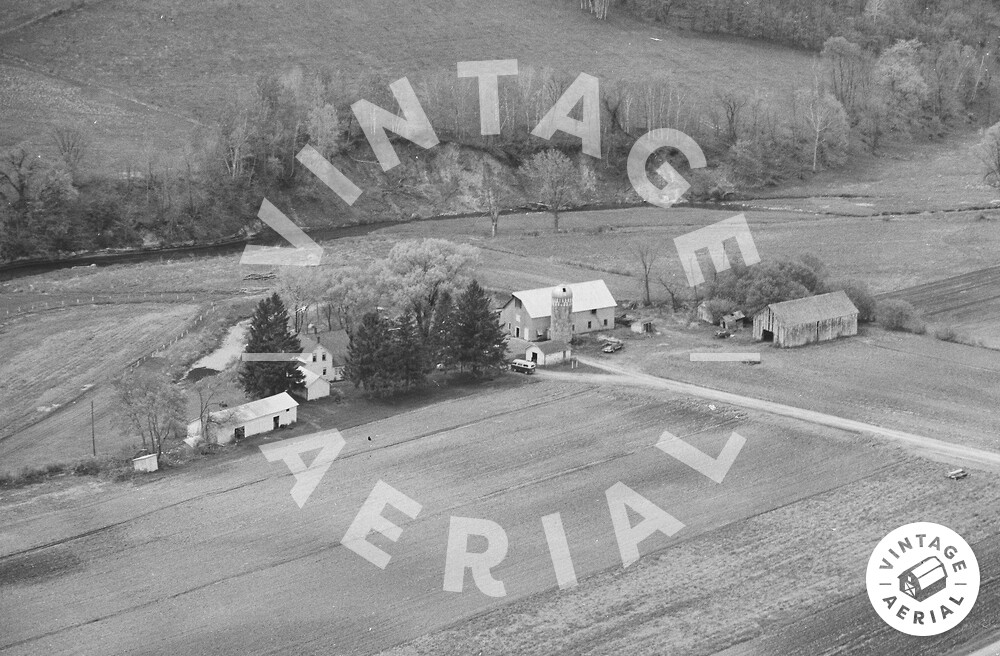 Vintage Aerial Wisconsin La Crosse County 1980 44NLA16