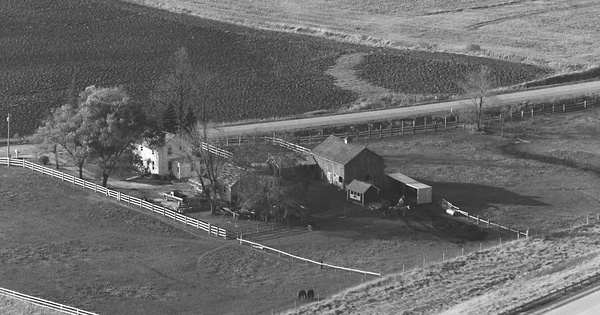 Vintage Aerial photo from 1982 in Sheboygan County, WI