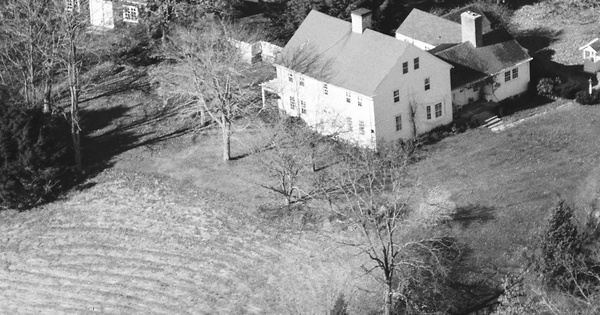 Vintage Aerial photo from 1986 in New London County, CT