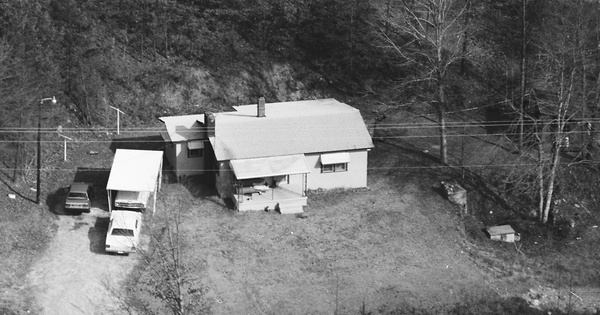 Vintage Aerial photo from 1985 in Pickens County, SC