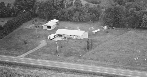Vintage Aerial photo from 1979 in Eau Claire County, WI