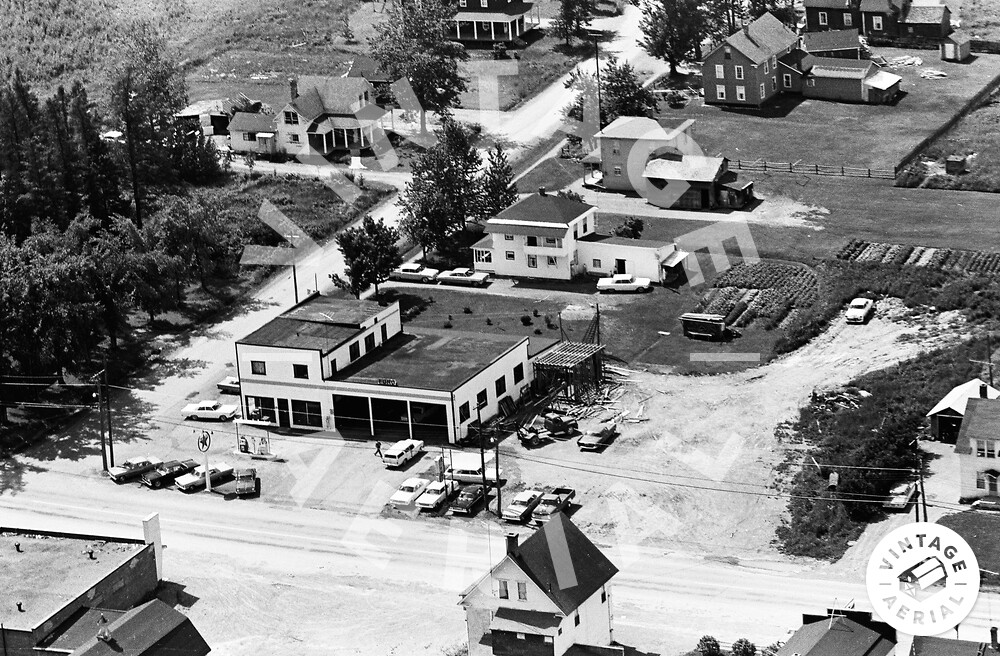 Vintage Aerial Maine Aroostook County 1965 71OAR12