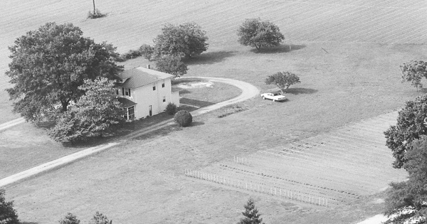 Vintage Aerial photo from 1983 in Hanover County, VA