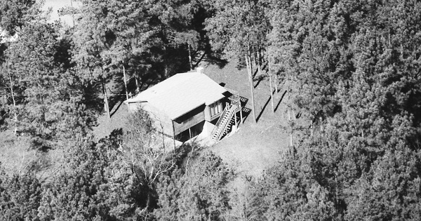 Vintage Aerial photo from 1990 in Hart County, GA