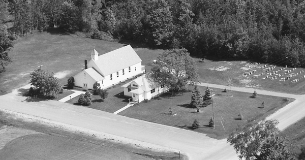 Vintage Aerial photo from 1986 in Gladwin County, MI