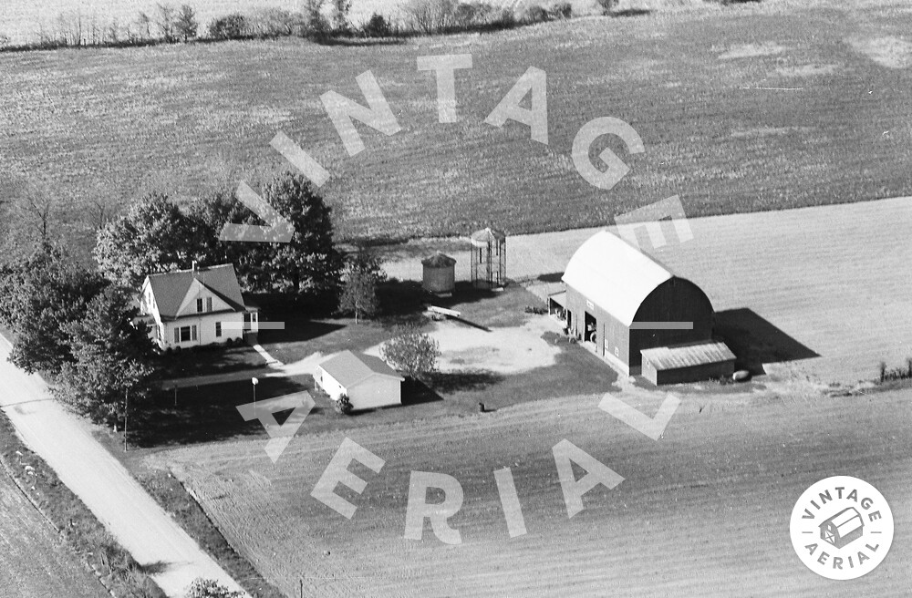 Vintage Aerial Indiana LaGrange County 1971 4MLA10