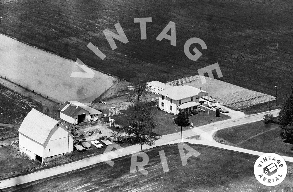 Vintage Aerial Indiana LaGrange County 1971 12MLA4