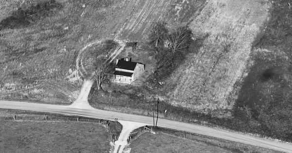 Vintage Aerial photo from 1981 in Henry County, KY