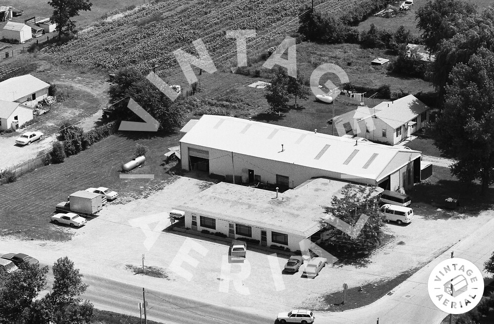 Vintage Aerial Iowa Black Hawk County 1983 67KBH28