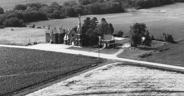 Vintage Aerial photo from 1977 in Jefferson County, KS