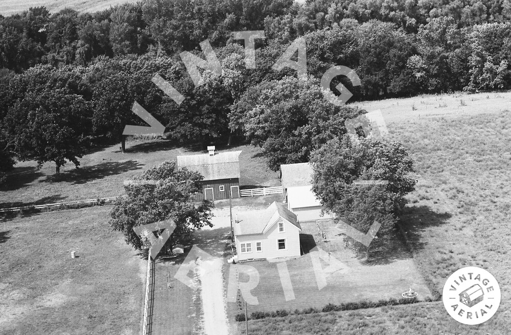 Vintage Aerial Minnesota Le Sueur County 1967 28MLE32