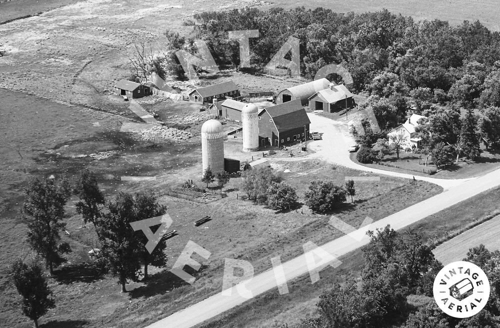 Vintage Aerial Minnesota Pipestone County 1969 23JPS16