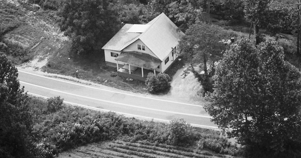 Vintage Aerial photo from 1984 in Martin County, KY