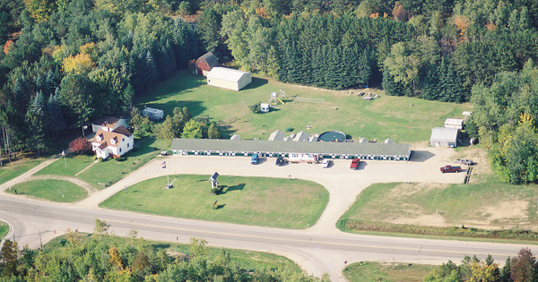 Vintage Aerial photo from 2001 in Wexford County, MI