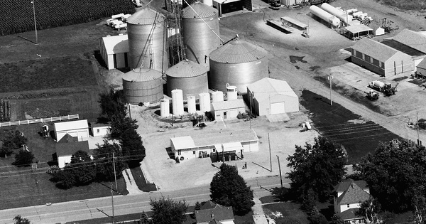 Vintage Aerial photo from 1992 in Ida County, IA