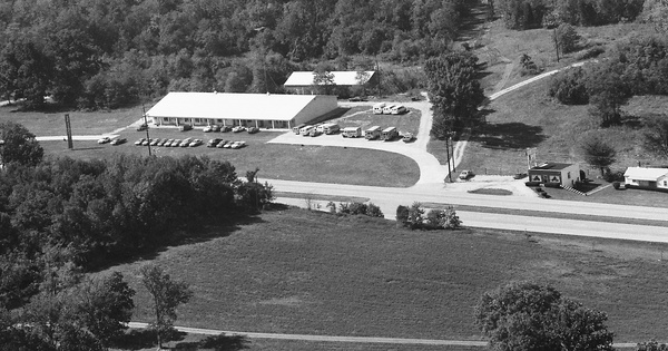Vintage Aerial photo from 1986 in Woodford County, KY