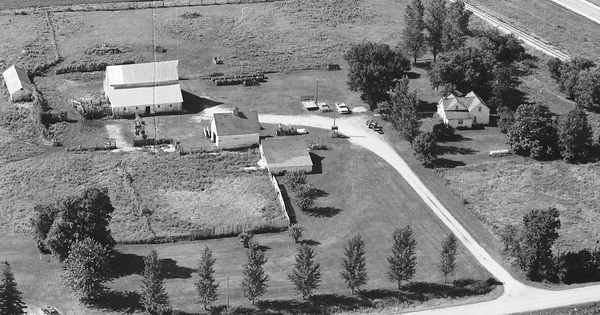 Vintage Aerial photo from 2000 in Wright County, IA