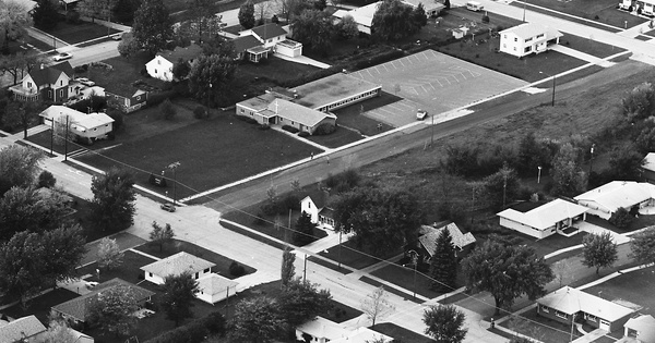 Vintage Aerial photo from 1973 in Webster County, IA