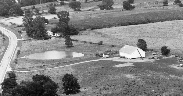 Vintage Aerial photo from 1981 in Saline County, MO