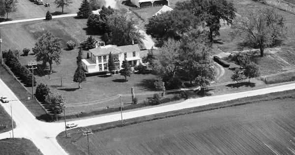 Vintage Aerial photo from 1989 in Kankakee County, IL