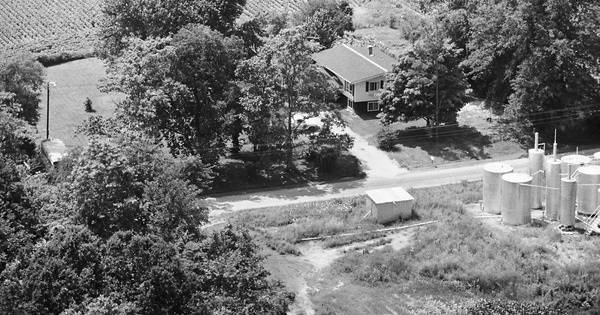 Vintage Aerial photo from 1982 in Crawford County, IL